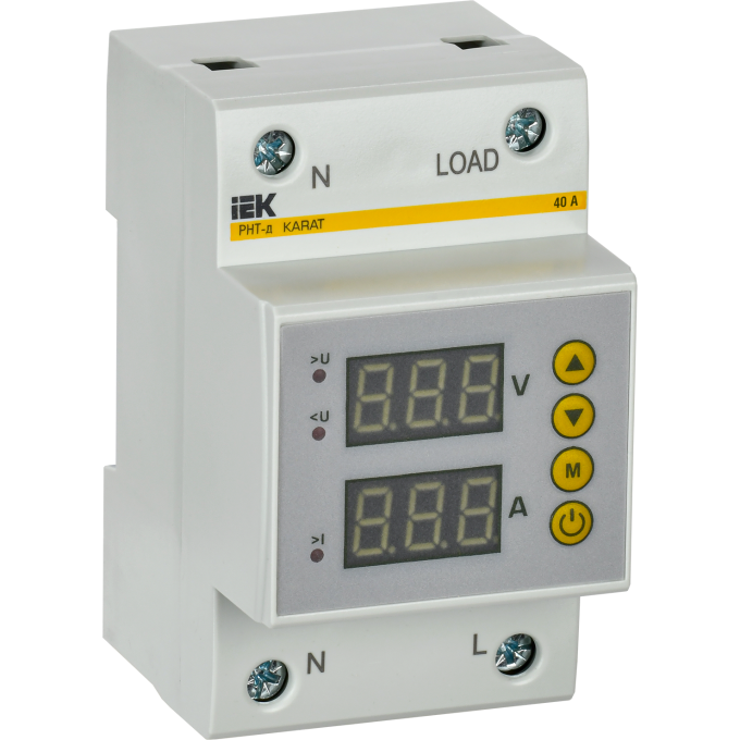 Реле напряжения и тока IEK РНТ-д однофазное 54мм 40А IVC31-1-40