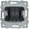 Выключатель 1-клавишный IEK СП BRITE BR-V10-0-10-K91 ВС10-1-0-БрАБ 10А механизм арктич. белая