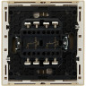 Выключатель 2-клавишный проходной IEK FORTEPIANO с индикацией 10А FP408 ваниль FP-V22-1-10-1-K10
